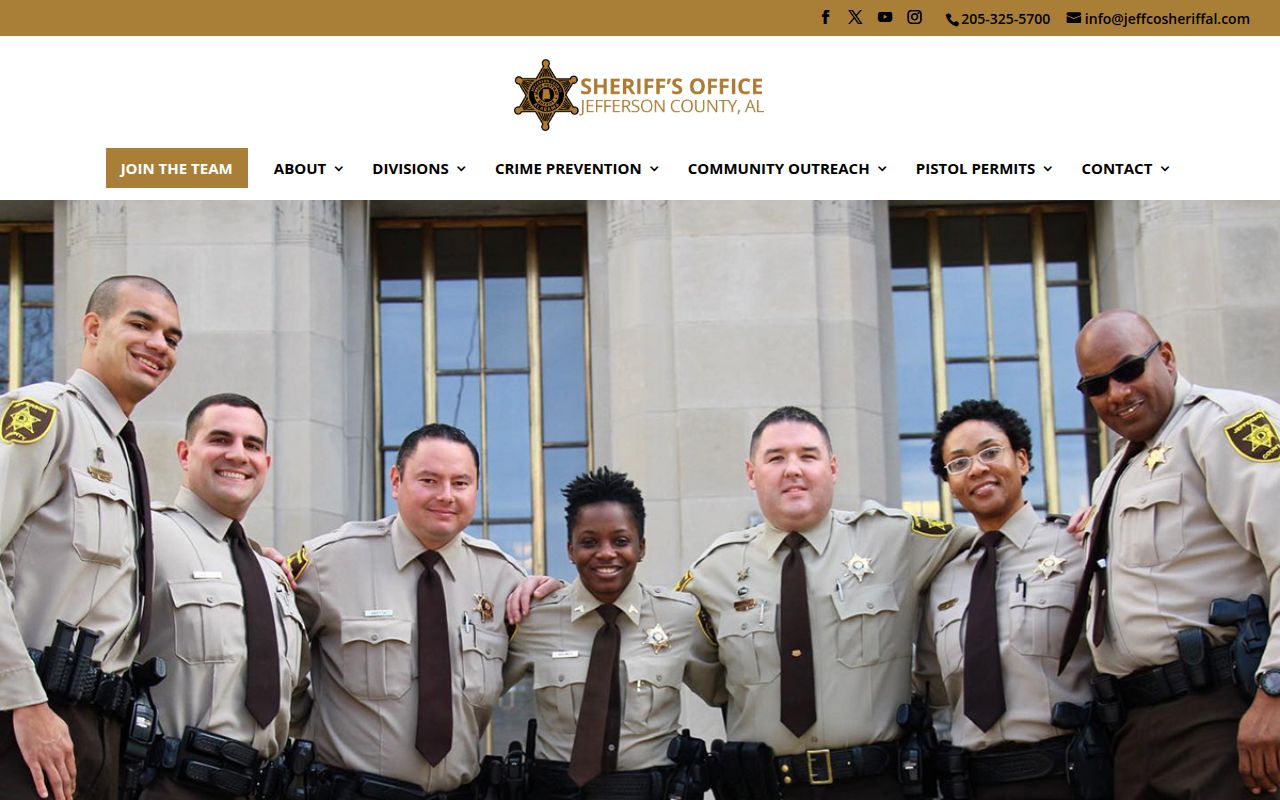 Jefferson County Sheriff's Office website