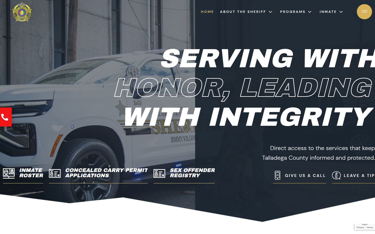 Talladega County Sheriff's Office website